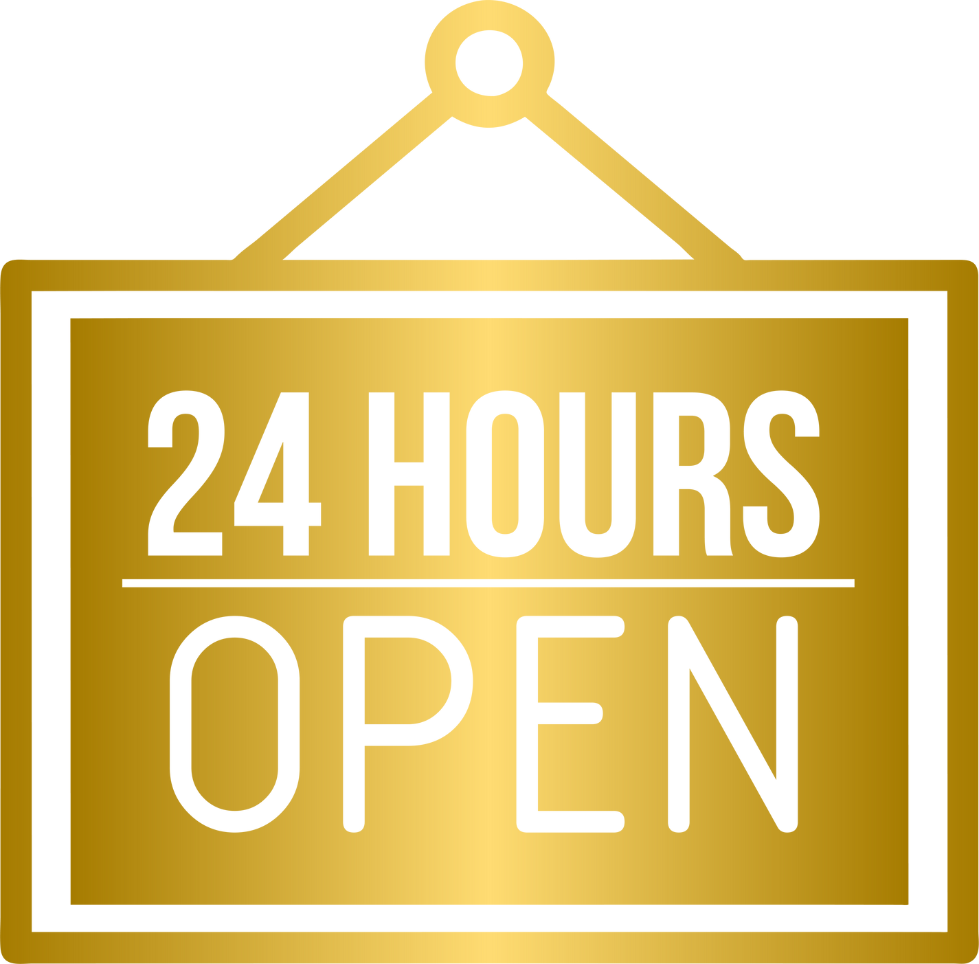 Golden 24 hours service, 24/7 service
